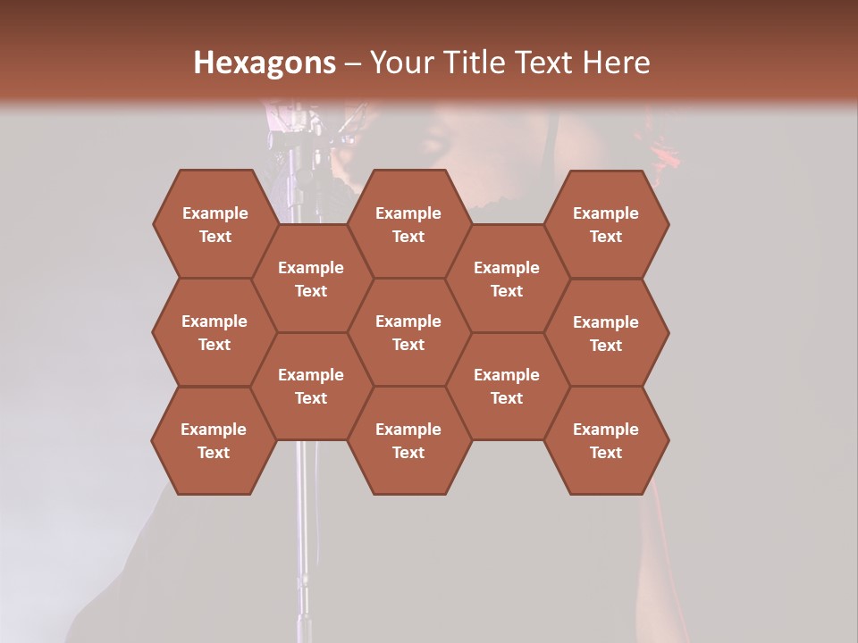 Artist African Person PowerPoint Template