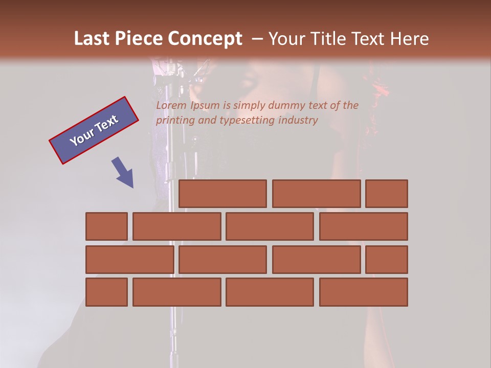 Artist African Person PowerPoint Template