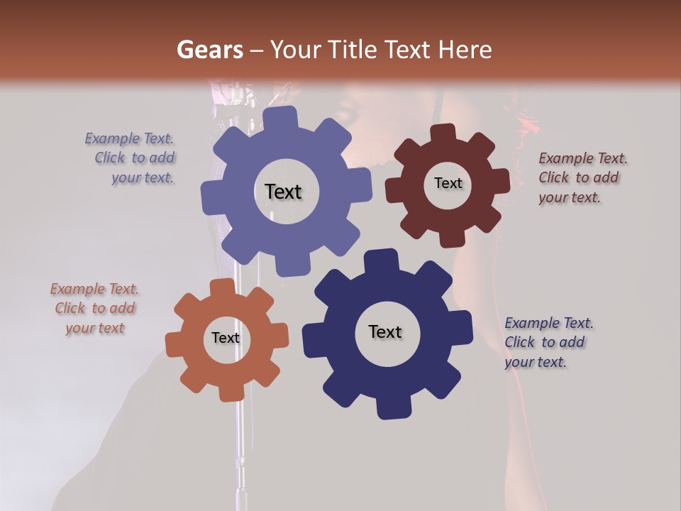 Artist African Person PowerPoint Template