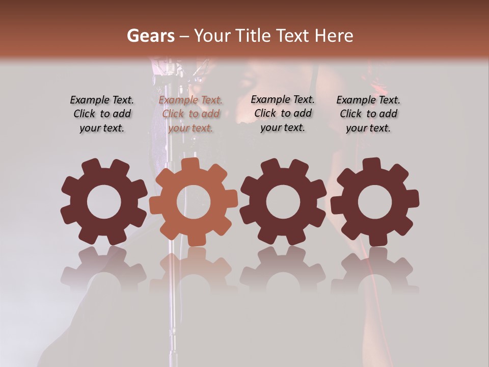 Artist African Person PowerPoint Template