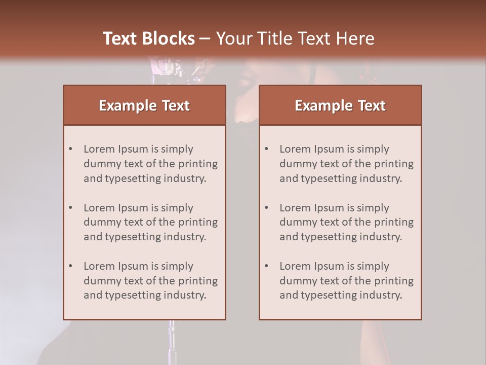 Artist African Person PowerPoint Template