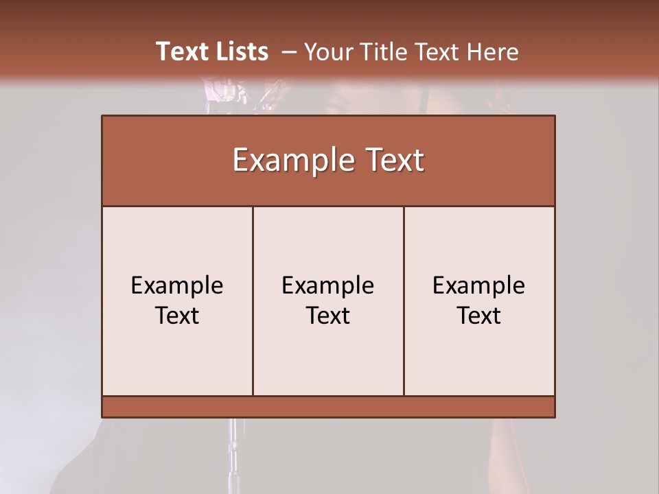 Artist African Person PowerPoint Template