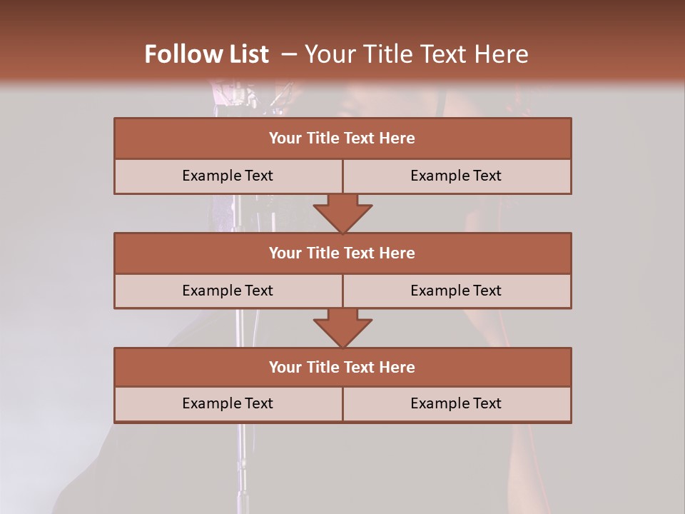 Artist African Person PowerPoint Template