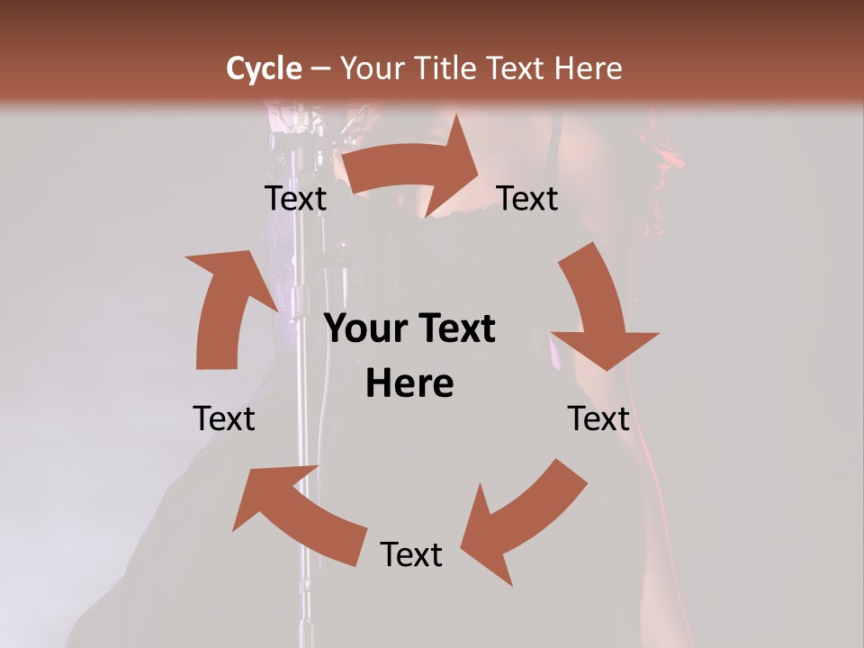 Artist African Person PowerPoint Template