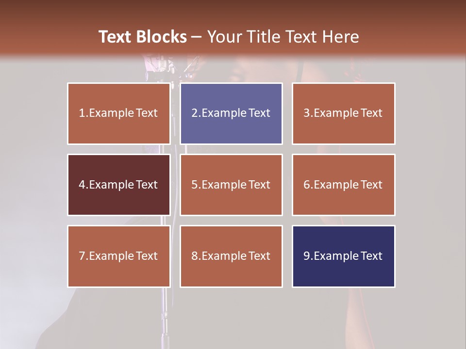 Artist African Person PowerPoint Template