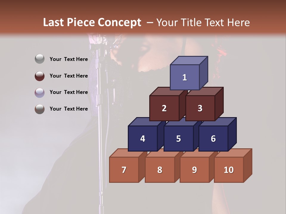 Artist African Person PowerPoint Template