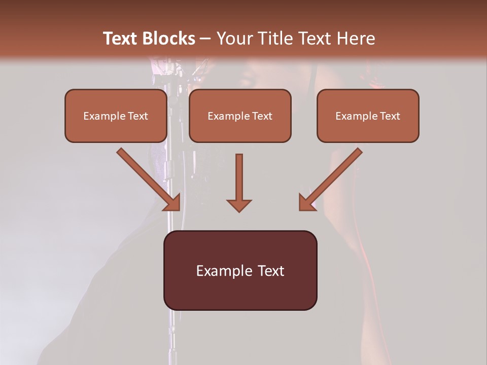 Artist African Person PowerPoint Template