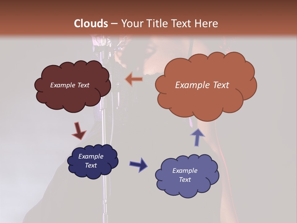 Artist African Person PowerPoint Template