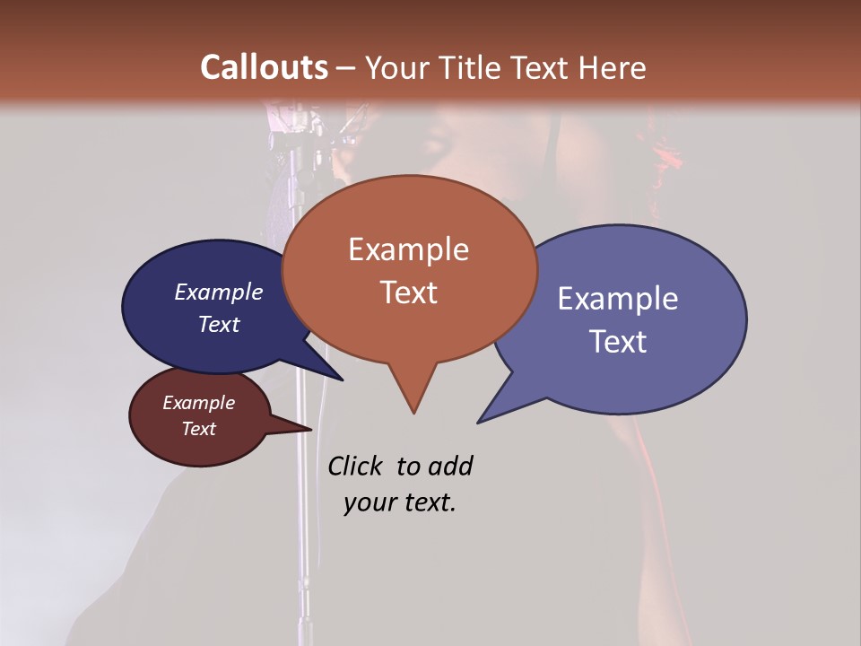 Artist African Person PowerPoint Template