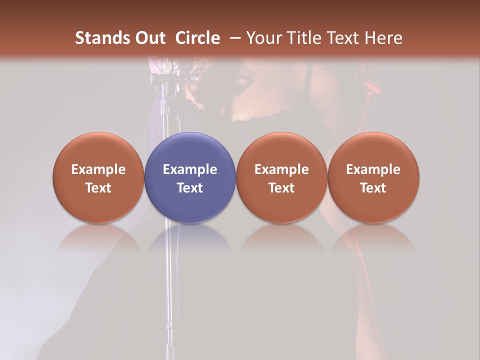 Artist African Person PowerPoint Template