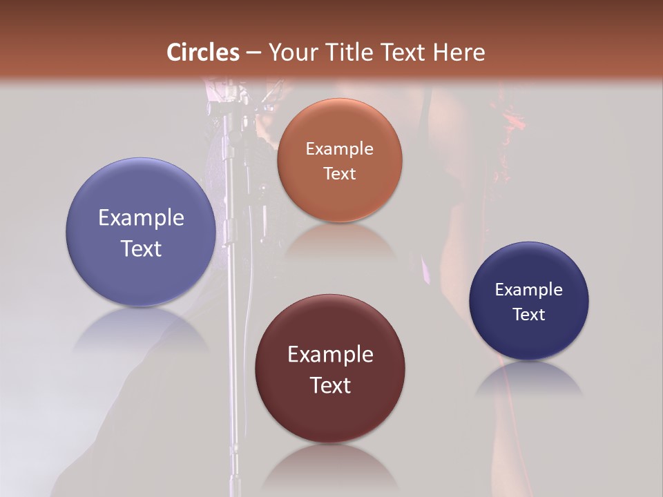 Artist African Person PowerPoint Template