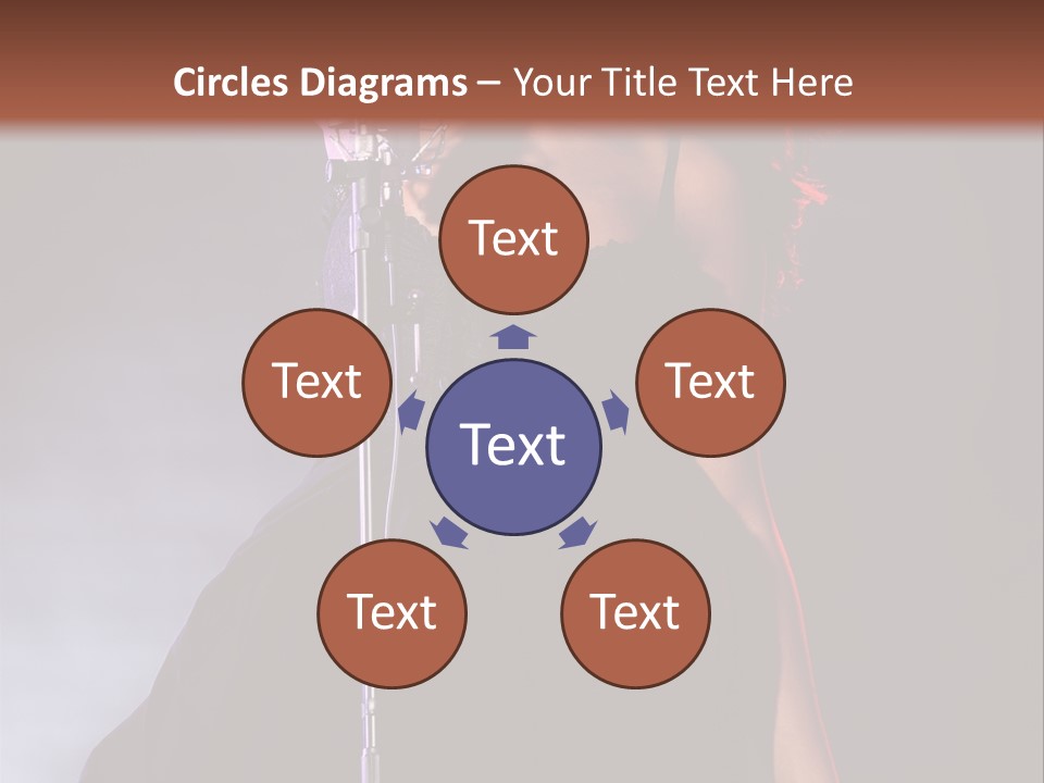 Artist African Person PowerPoint Template