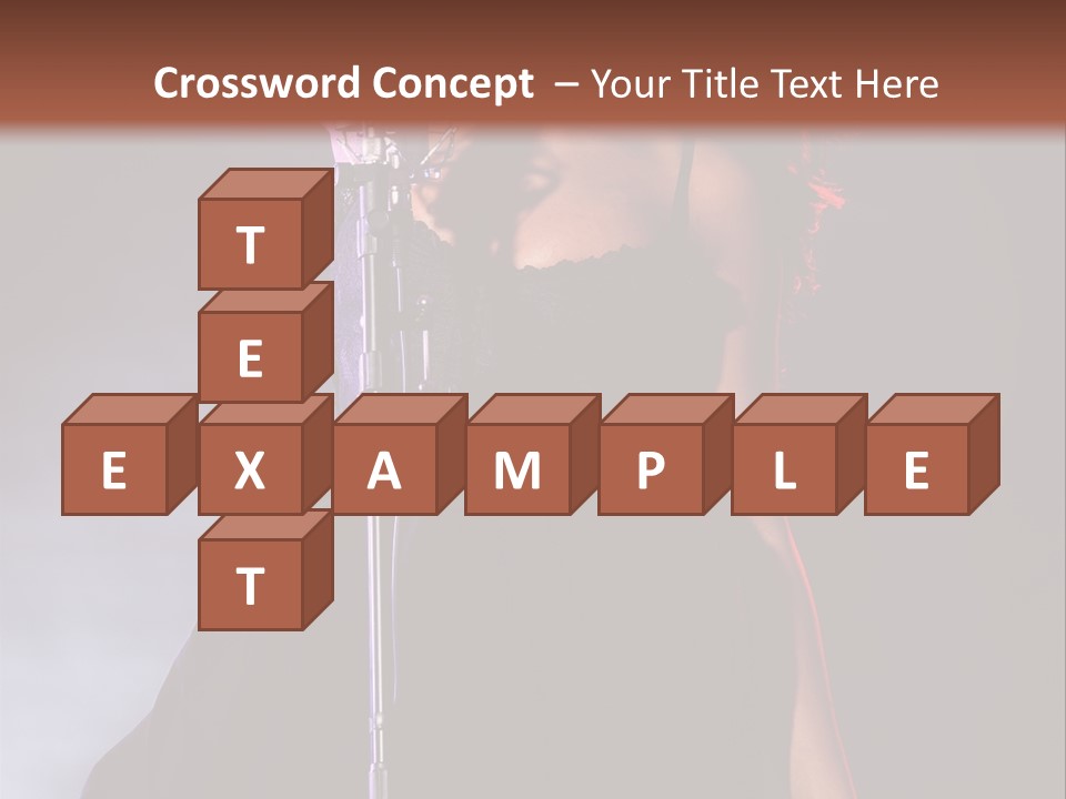 Artist African Person PowerPoint Template