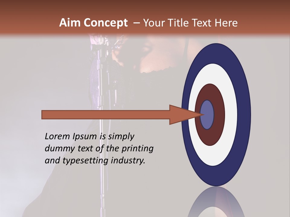 Artist African Person PowerPoint Template