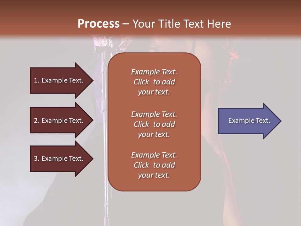 Artist African Person PowerPoint Template