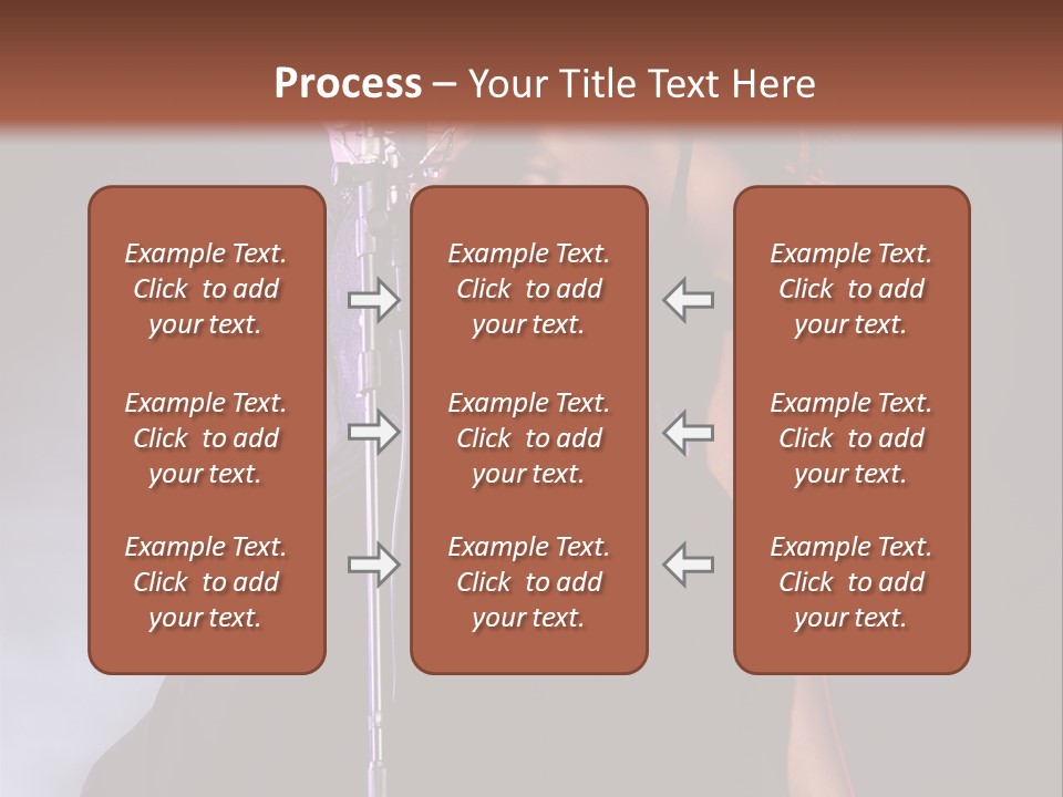 Artist African Person PowerPoint Template