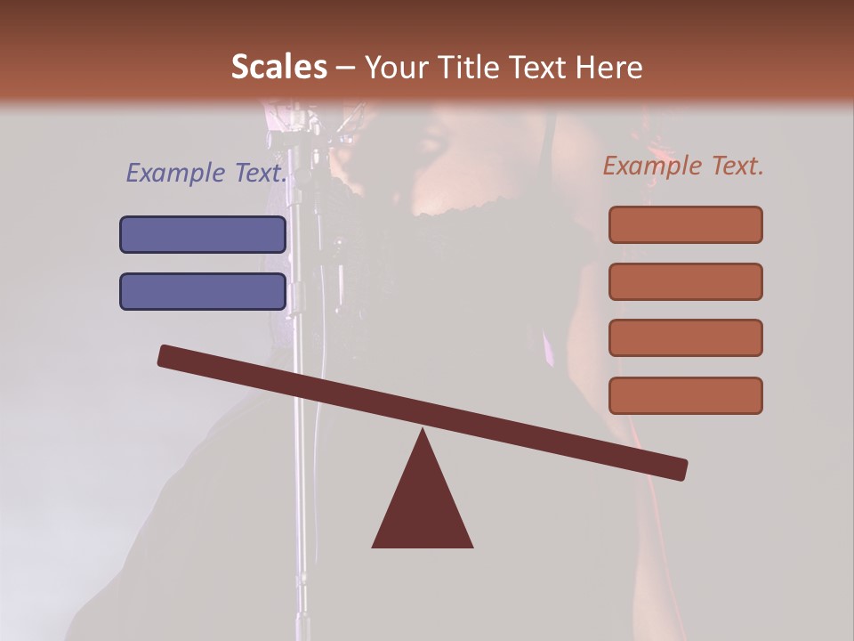 Artist African Person PowerPoint Template