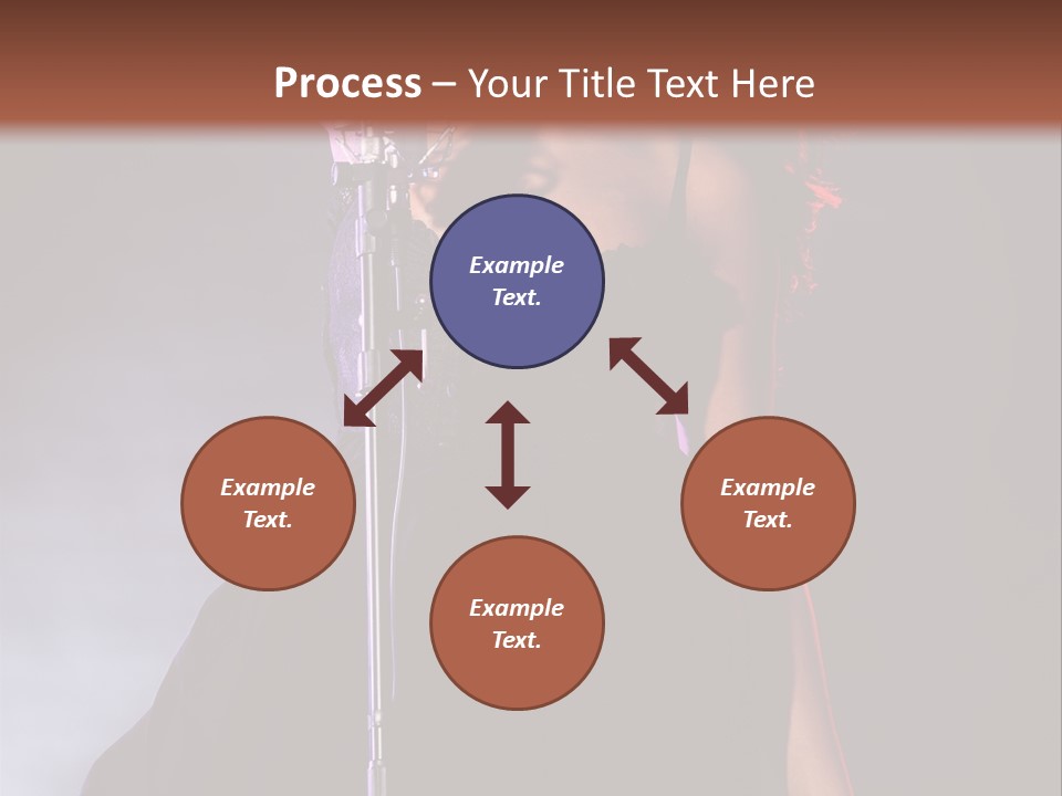 Artist African Person PowerPoint Template