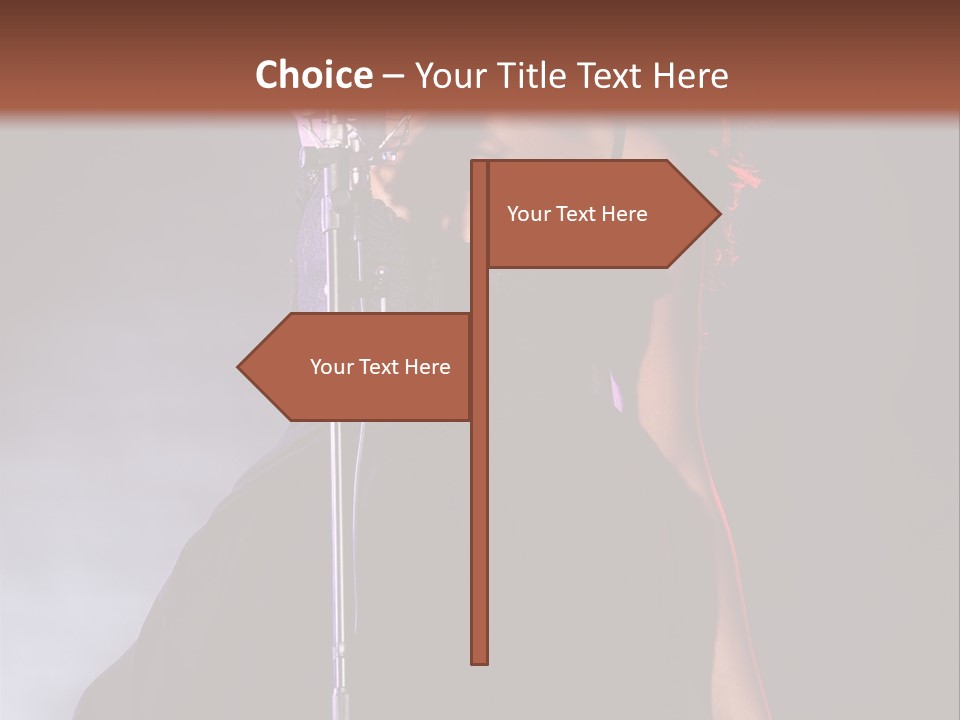 Artist African Person PowerPoint Template