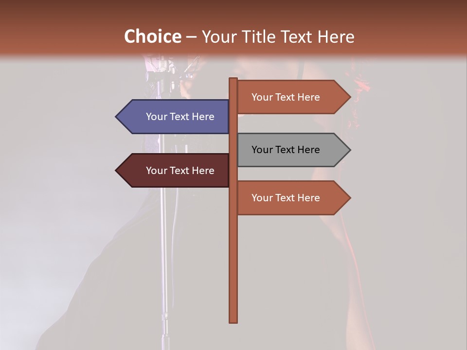 Artist African Person PowerPoint Template
