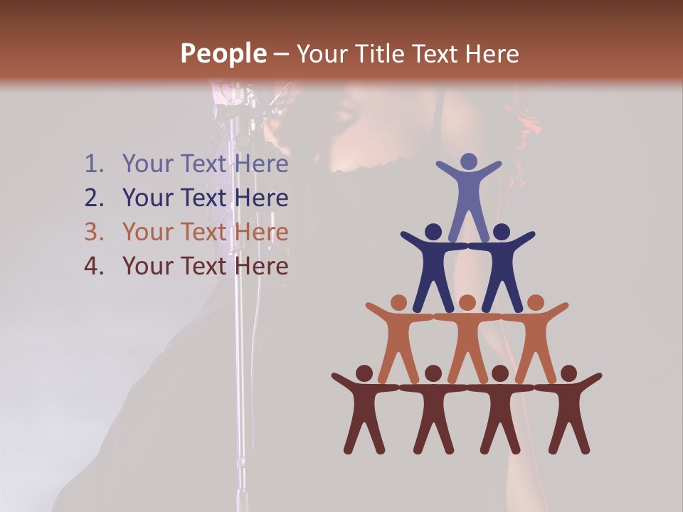 Artist African Person PowerPoint Template