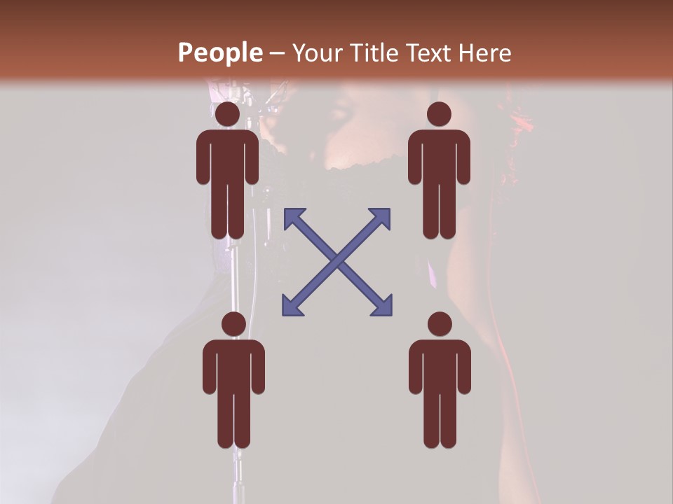 Artist African Person PowerPoint Template