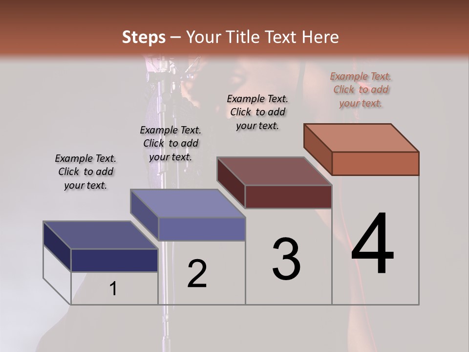 Artist African Person PowerPoint Template