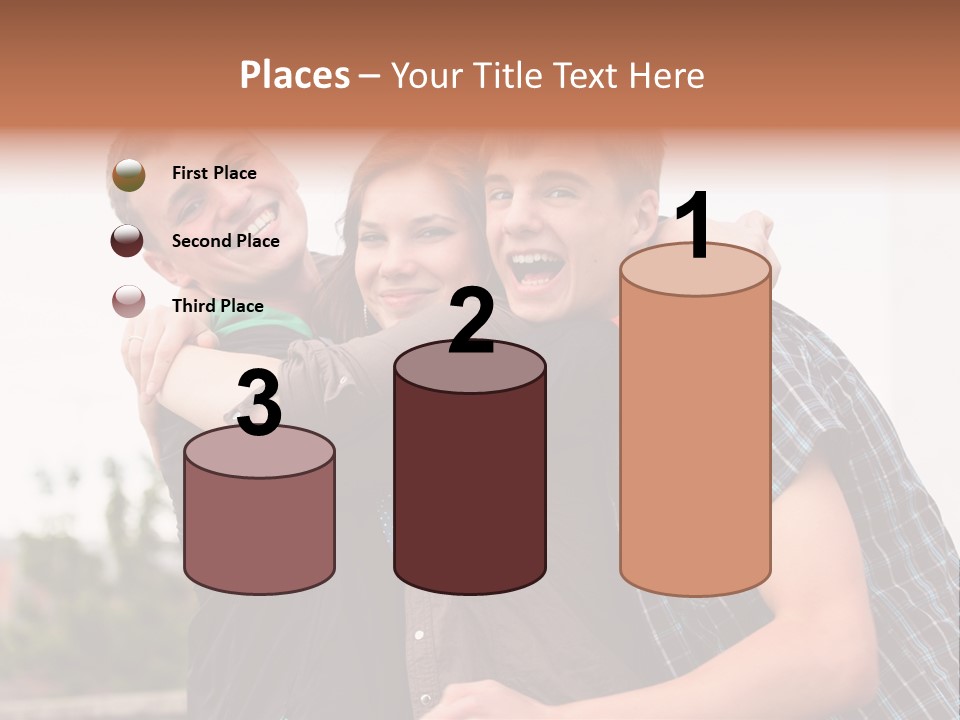 Three Energy Friendship PowerPoint Template