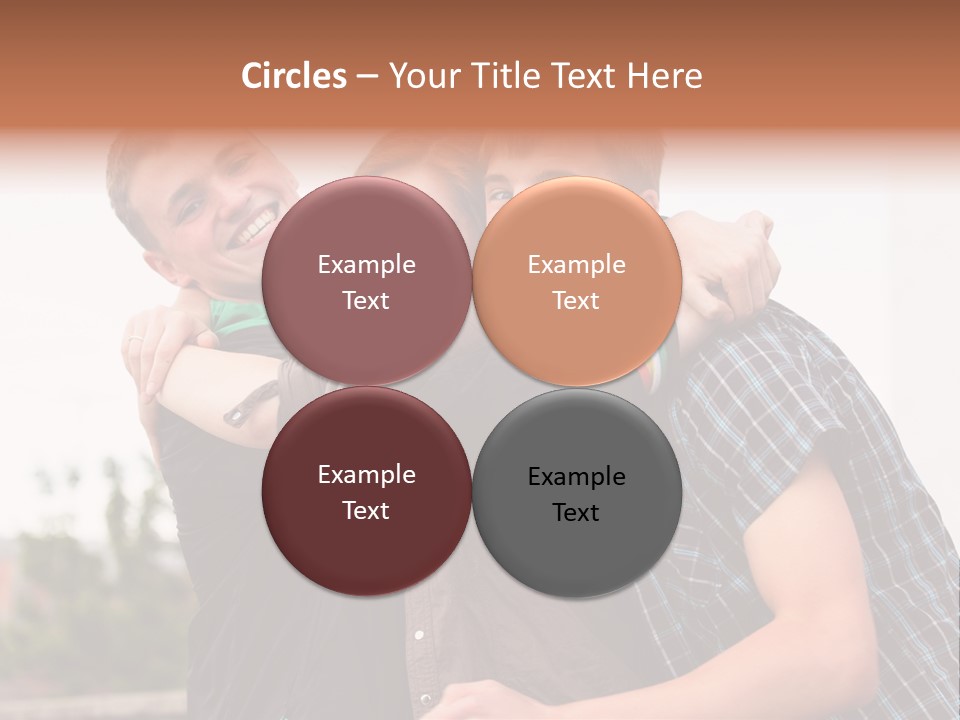 Three Energy Friendship PowerPoint Template