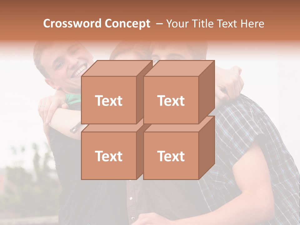 Three Energy Friendship PowerPoint Template