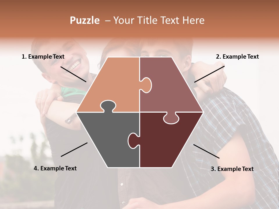 Three Energy Friendship PowerPoint Template