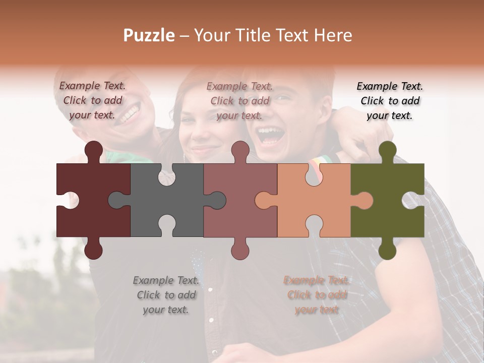 Three Energy Friendship PowerPoint Template