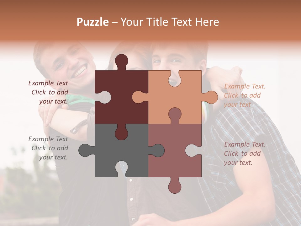 Three Energy Friendship PowerPoint Template