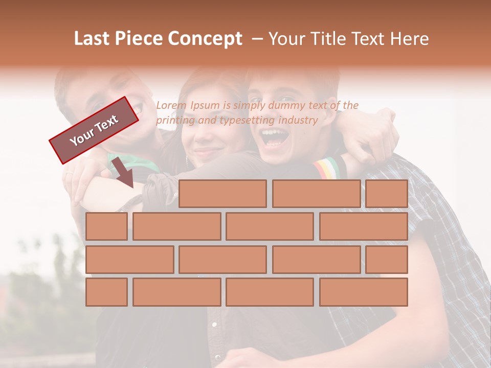 Three Energy Friendship PowerPoint Template