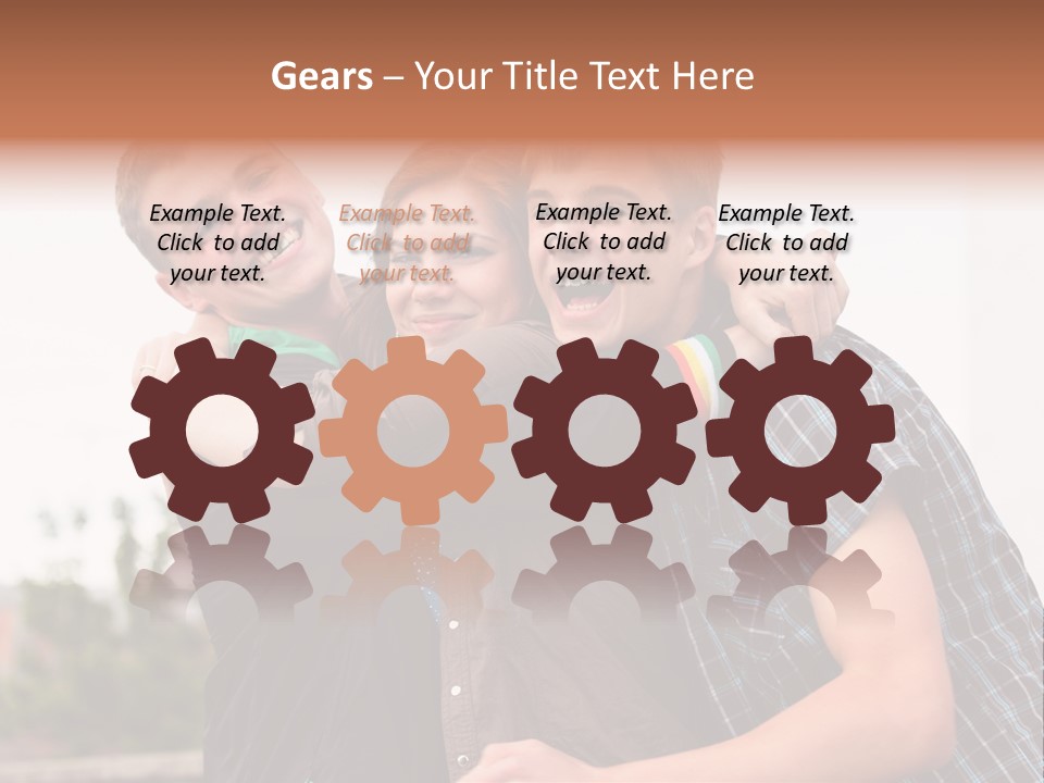 Three Energy Friendship PowerPoint Template