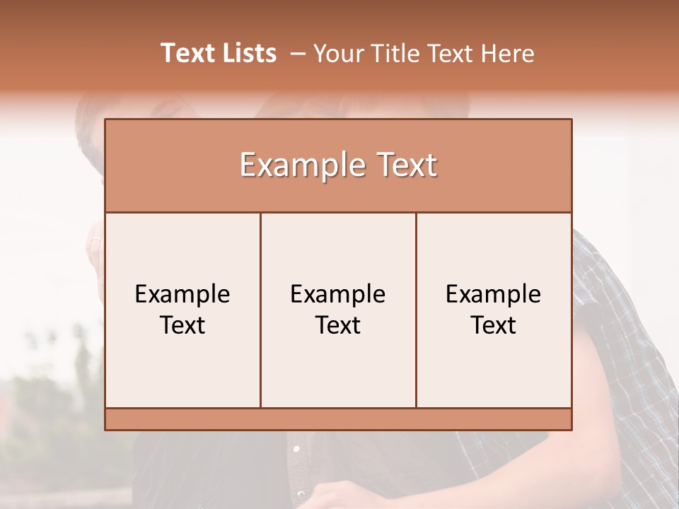Three Energy Friendship PowerPoint Template