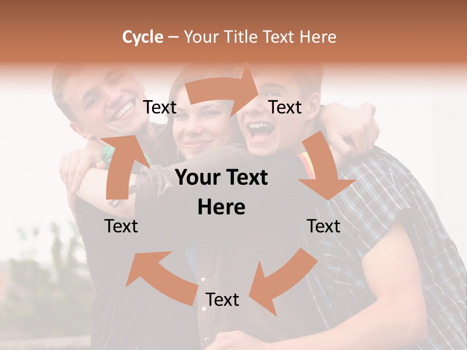 Three Energy Friendship PowerPoint Template