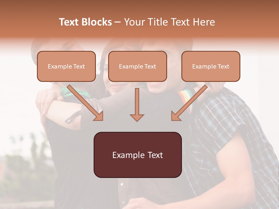Three Energy Friendship PowerPoint Template