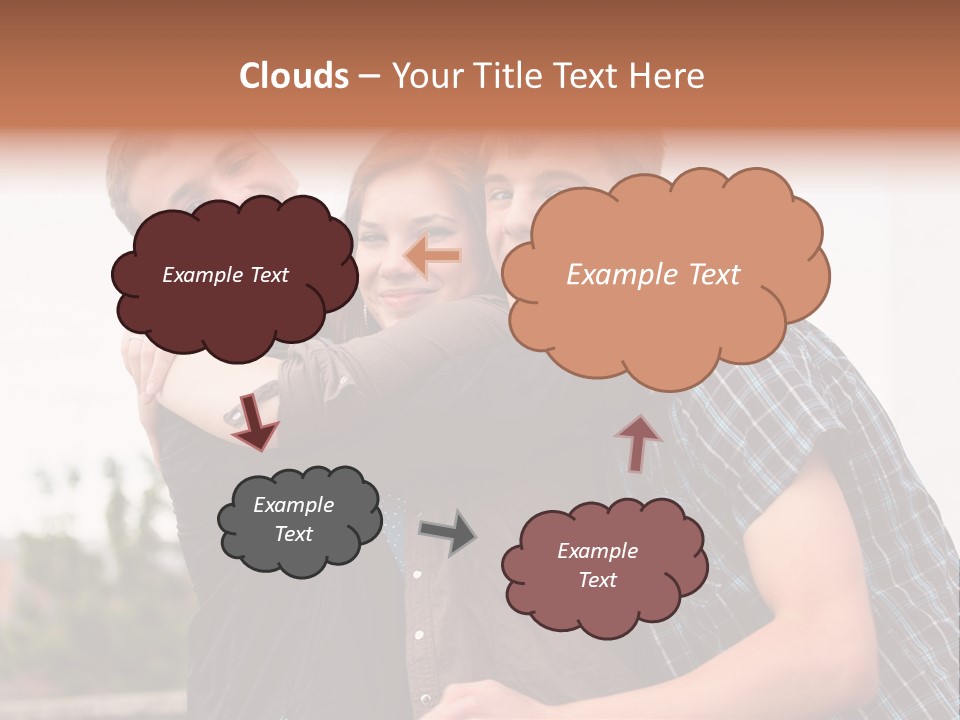 Three Energy Friendship PowerPoint Template