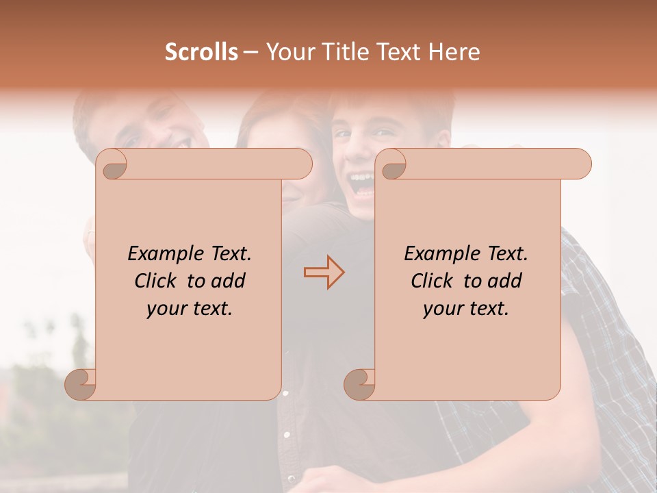 Three Energy Friendship PowerPoint Template