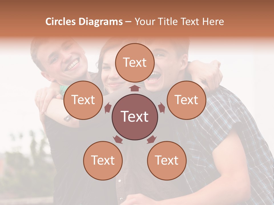 Three Energy Friendship PowerPoint Template