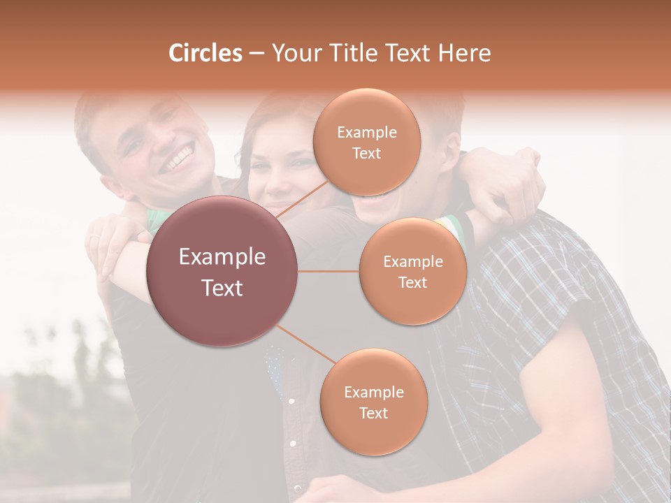 Three Energy Friendship PowerPoint Template