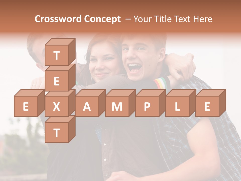 Three Energy Friendship PowerPoint Template