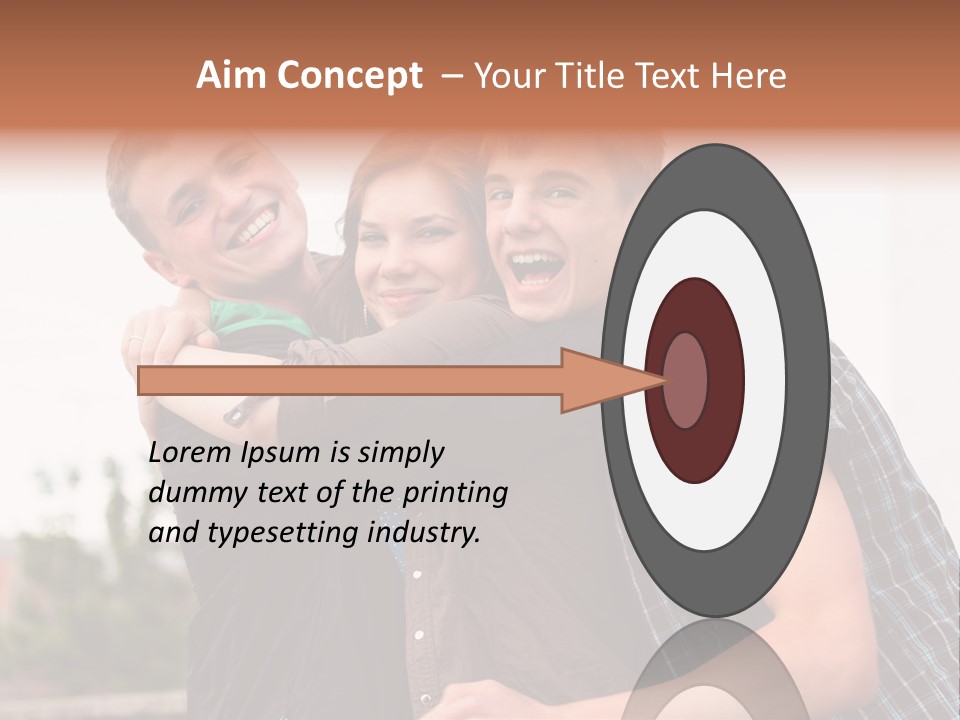 Three Energy Friendship PowerPoint Template