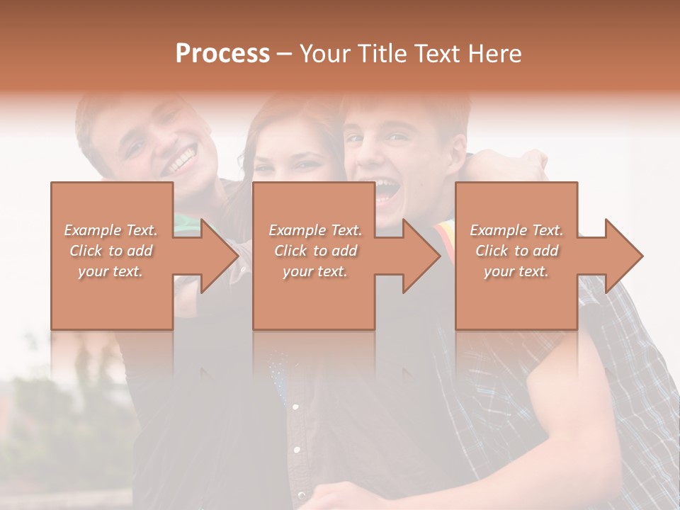 Three Energy Friendship PowerPoint Template