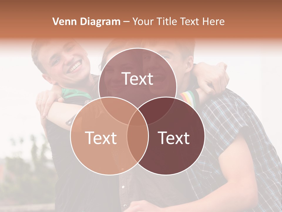 Three Energy Friendship PowerPoint Template