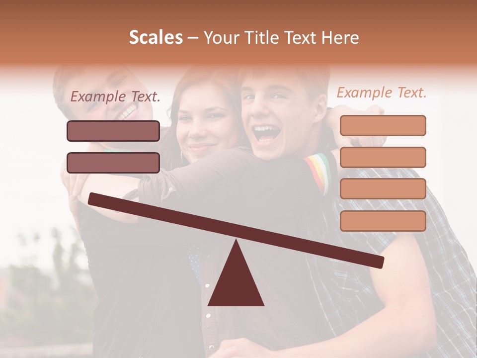 Three Energy Friendship PowerPoint Template