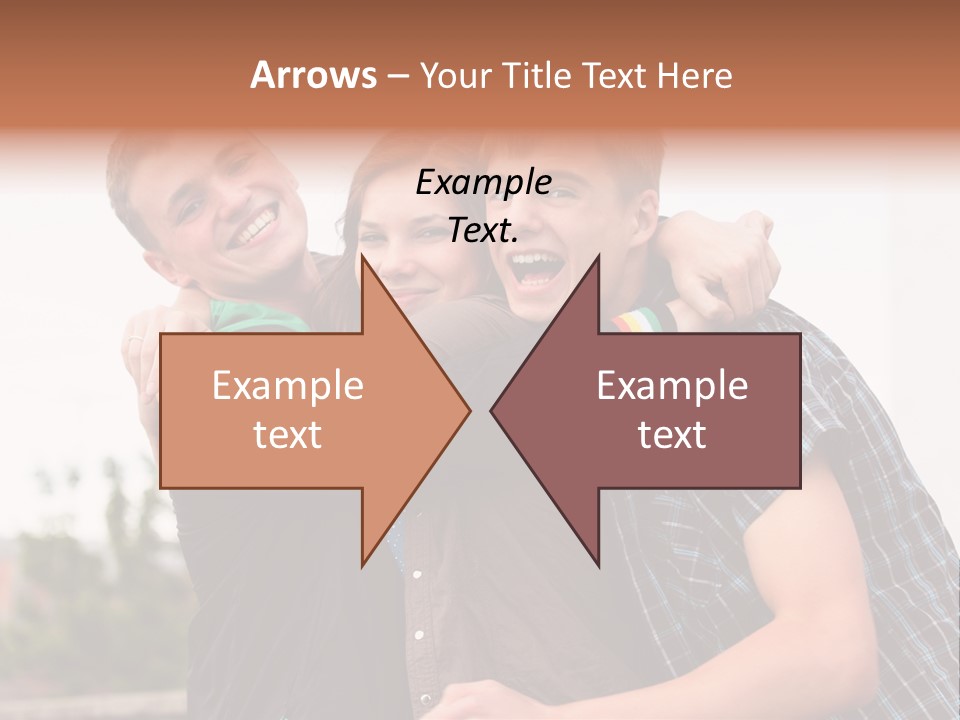 Three Energy Friendship PowerPoint Template