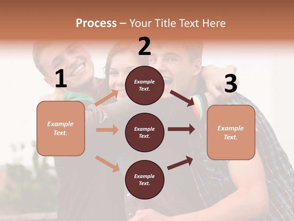 Three Energy Friendship PowerPoint Template