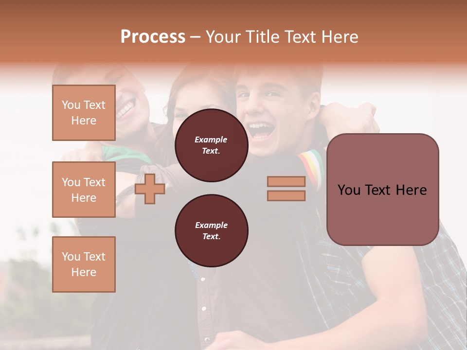 Three Energy Friendship PowerPoint Template